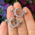 CZ Gem Half Lined CZ Circle Nipple Ring