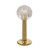 Solid Gold Labret Stud Acrylic Ball