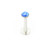 Labret Monroe Push In Design with Soft Enamel Back for Comfort and Opalite Synthetic Gem 16ga