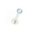 Labret Monroe Push In Design with Soft Enamel Back for Comfort and Opalite Synthetic Gem 16ga