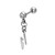 Dangle Lightning Cartilage Earring