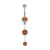 Triple Lick Me Logo Belly Button Rings