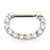 Paved CZ Hinged Segment Rings Hoops
