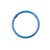 Blue 16G Hinged Segment Rings Hoops Piercings Jewelry
