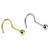 2mm Ball Corkscrew Nose Ring