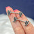 Surgical Steel Angel Wings Nipple Ring Barbell