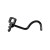 PVD Black Key Corkscrew Nose Studs