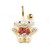 Teddy Bear with Red Bow Belly Button Ring Multiple CZ 14G Gold IP