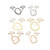 Dangle Chain Heart Shield Nipple Barbells