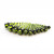 Green Zebra Pattern Acrylic Ear Stretching Tapers Kit