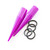 Acrylic Purple Taper Kit 10pcs 6ga- 00ga 