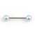 Blue Acrylic Pearl Tongue Barbells
