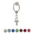 14 gauge Captive Bead Belly Ring with Dangling Ahnk
