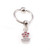 14 gauge Captive Bead Belly Ring with Dangling Flower