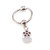 14 gauge Captive Bead Belly Ring with Dangling Flower