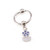 14 gauge Captive Bead Belly Ring with Dangling Flower