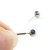 Pair of Push In Threadless Nipple Barbells with Cubic Zirconia 14ga 1/2 - 12mm 316L