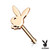 Playboy Bunny Top Surgical Steel Nose Bone Stud Ring 20ga- Sold Each 