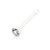 Nose Bone Clear Stud with CZ Gem 20g 1/4 Inch