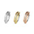 Paved CZ Leaf Bendable Hoop Cartilage Rings
