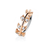 PVD Rose Gold Paved CZ Vine Bendable Hoop