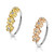 Paved Flowers CZ Bendable Hoop Cartilage Rings