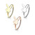 Playboy Bunny Bendable Hoop Cartilage Rings