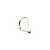 Nose Stud 14k Solid Gold with Ball Head