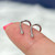 Surgical Steel Spike Crokscrew Nose Rings