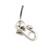 Zipper Design Belly Button Ring 14ga Surgical Steel 