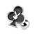 Club Symbols Playboy Bunny Studs Earrings