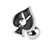 Spade Symbols Playboy Bunny Studs Earrings
