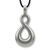 Maori Infinity Loop Pendant on Black Cord