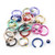 10 Micro Captive Bead Rings - Anodized Titanium 14ga 5/16 - Lip, Ear, Nose