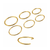 20G PVD Gold Bendable Hoop