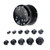 Snowflake Stone Saddle Plugs Ear Gauges