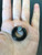 Crystal Set Round Flat Cylinder Large Gauge Captive Ring Blackstone Material