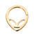 PVD Rose Gold Alien Bendable Hoops Rings