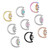 Crescent Moon Bendable Hoops