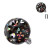 Black Ferido Ball Epoxy Covered CZ Gems Dermal Tops
