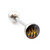 Fire Flames Tongue Barbell