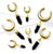Crescent Moon Saddle Plug Ear Gauges