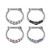 Five Prong CZ Clicker Septum Rings