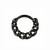 PVD Black Linked Chain Clicker Hoop Septum Ring Piercing
