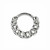 Surgical Steel Linked Chain Clicker Hoop Septum Ring Piercing