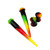 Silicone Rasta Ear Gauges