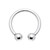 12G Circular Barbells Horseshoe Rings Piercings Jewelry