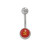 14G Soviet Union Flag Belly Button Ring