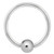 316L Surgical Steel Captive Bead Ring (14 Gauge)