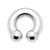 Titanium 2G Horseshoe Circular Barbells Piercing
